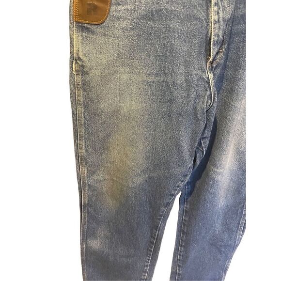 Wrangler Men's Riggs Workwear Jeans Leather Hook Tool Pockets Denim Straight Leg - Picture 8 of 14
